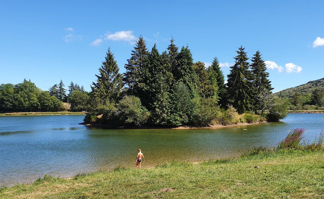 Plage du Lac de Pradelles-Cabardes'in fotoğrafı çim yüzey ile