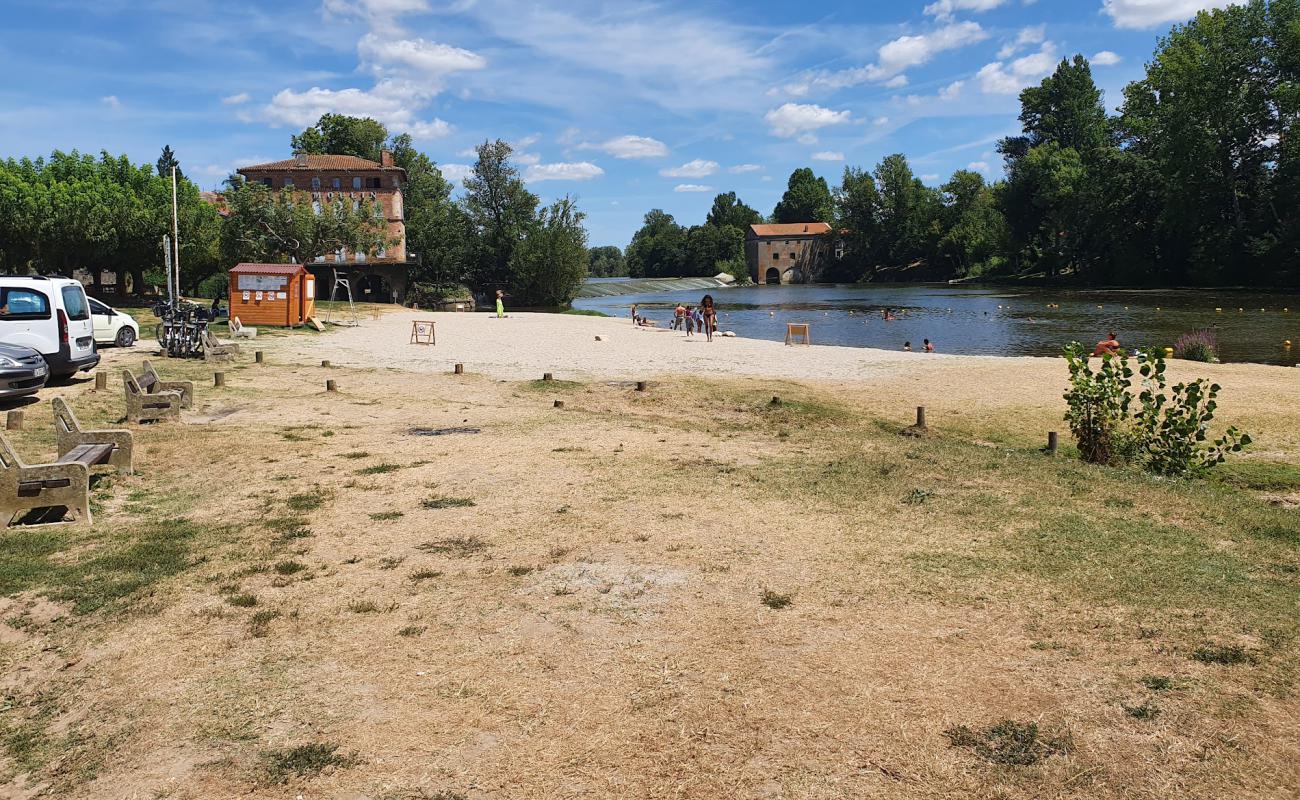 Plage de Lamothe-Capdeville'in fotoğrafı bej kum ve çakıl yüzey ile