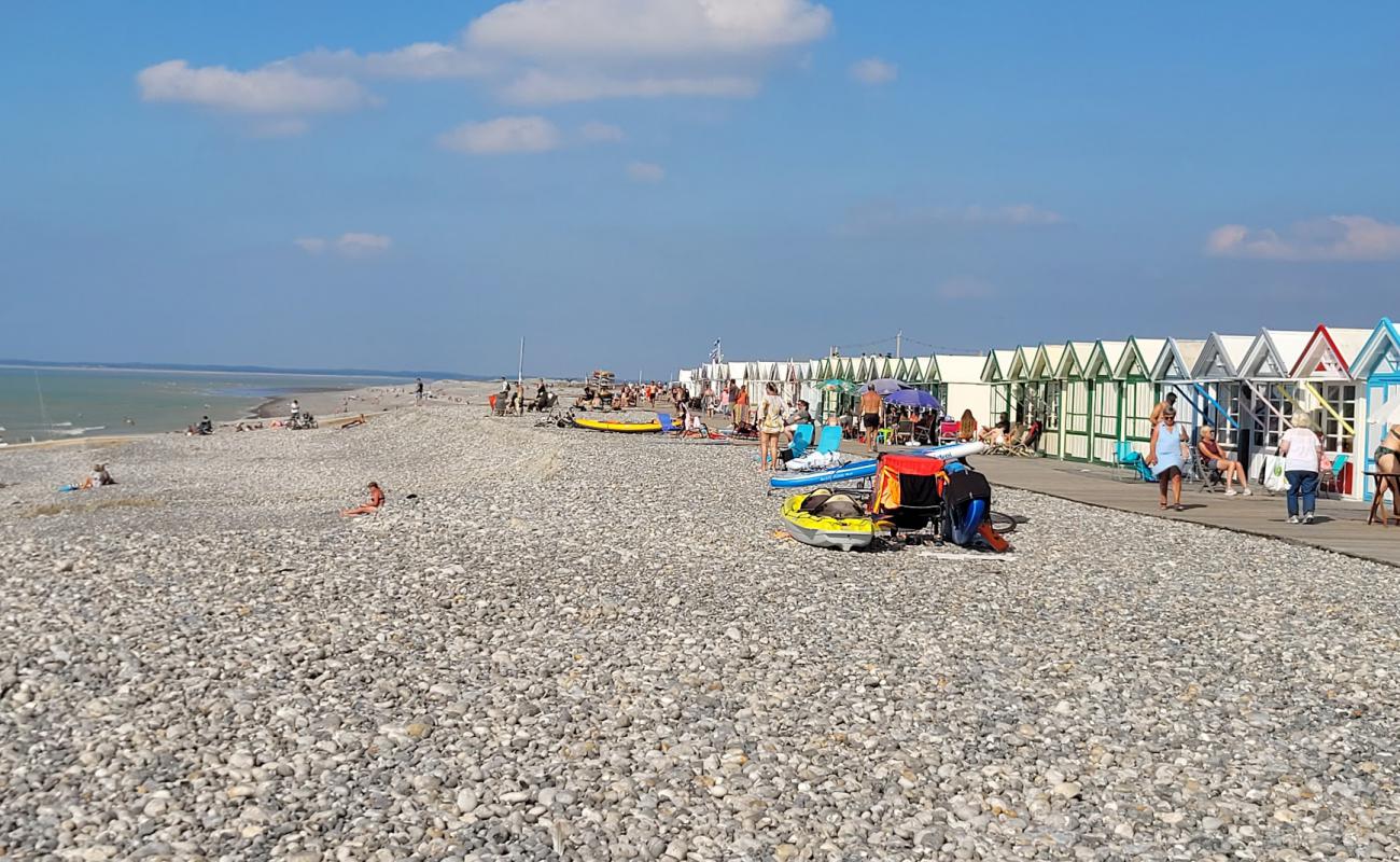 Grande Plage de Cayeux'in fotoğrafı gri çakıl taşı yüzey ile