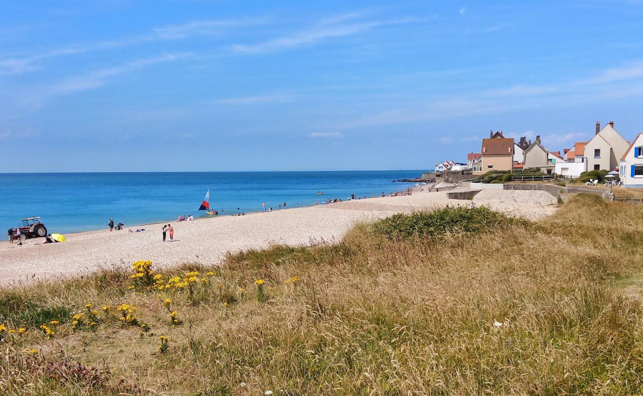 Plage d'Audresselles'in fotoğrafı hafif ince çakıl taş yüzey ile