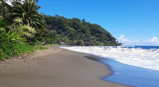 Plage de Tiarei