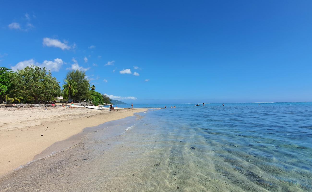 Plage Vaiava'in fotoğrafı parlak kum yüzey ile