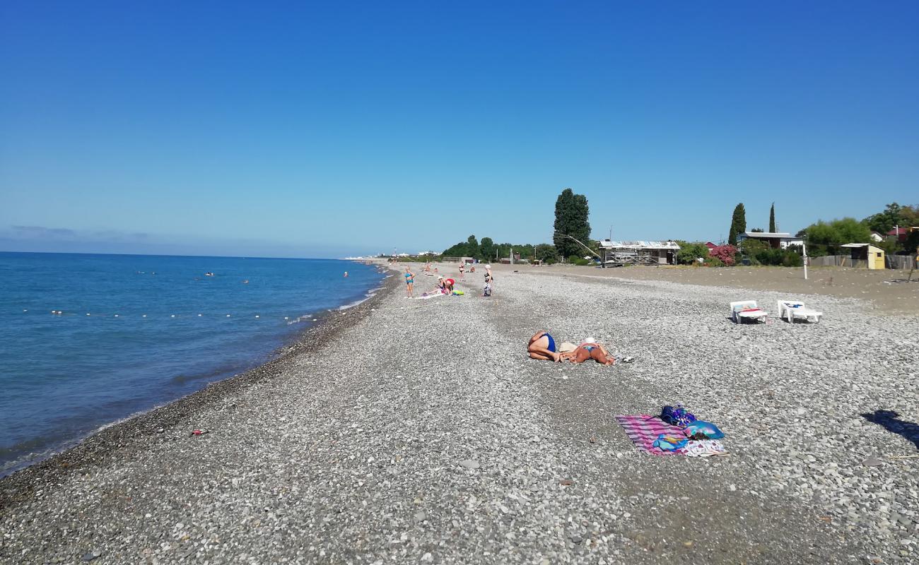 Leselidze beach'in fotoğrafı hafif çakıl yüzey ile