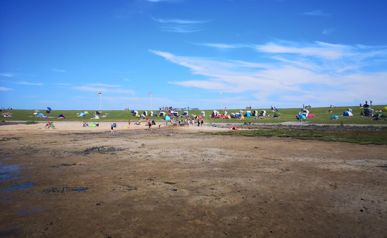 Badestrand Fuhlehorn'in fotoğrafı açık bej kum yüzey ile