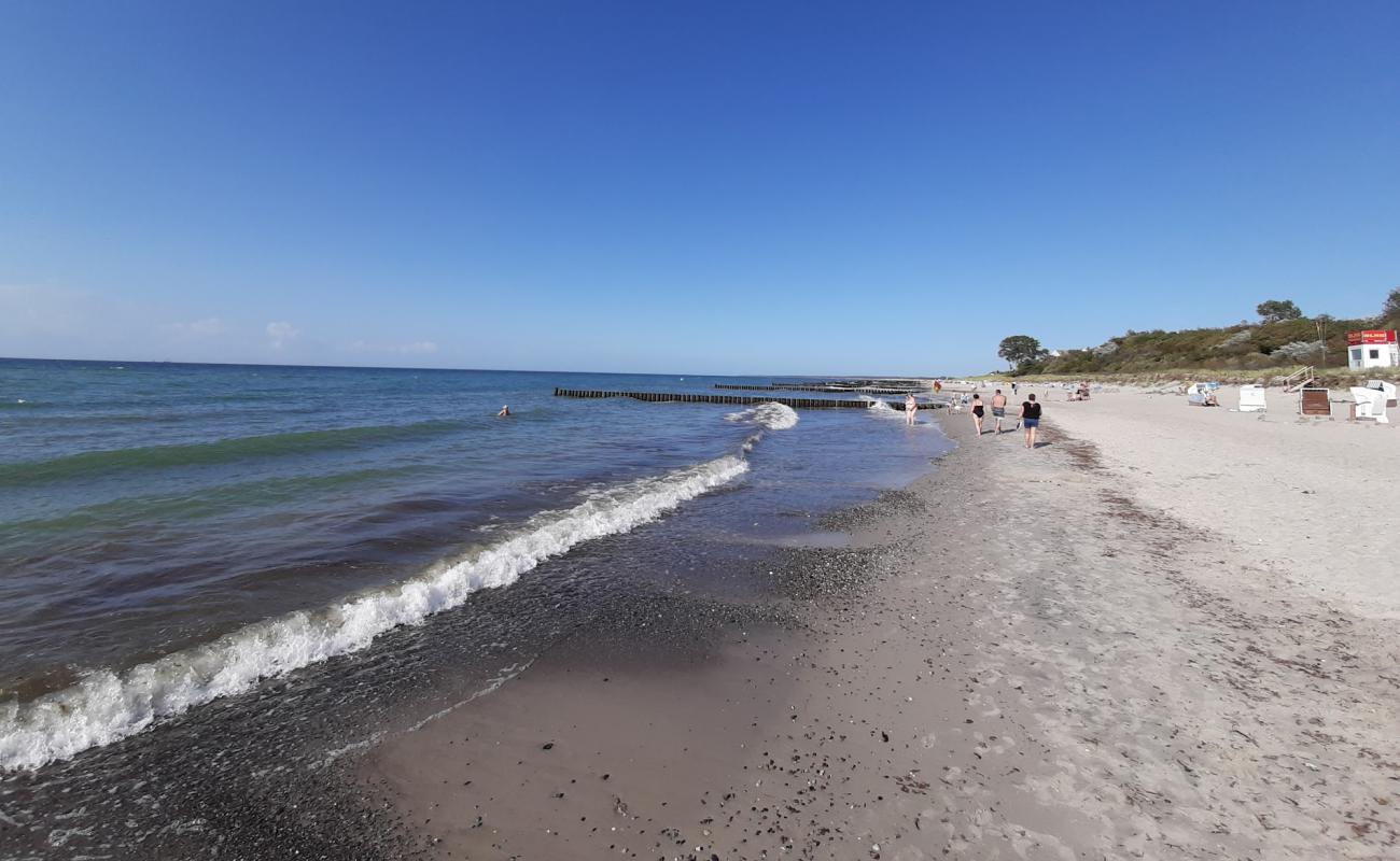 Wellenbrecher'in fotoğrafı parlak kum yüzey ile