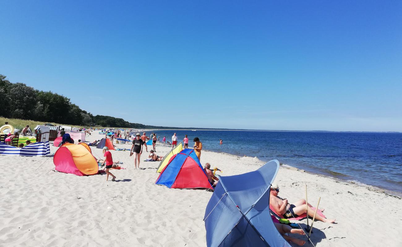 Glowe Plajı'in fotoğrafı parlak kum yüzey ile