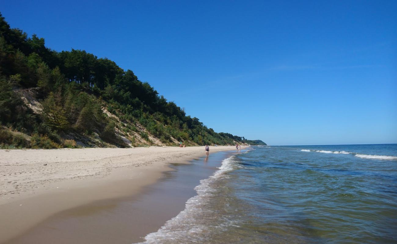 Strand Kolpinsee'in fotoğrafı parlak kum yüzey ile