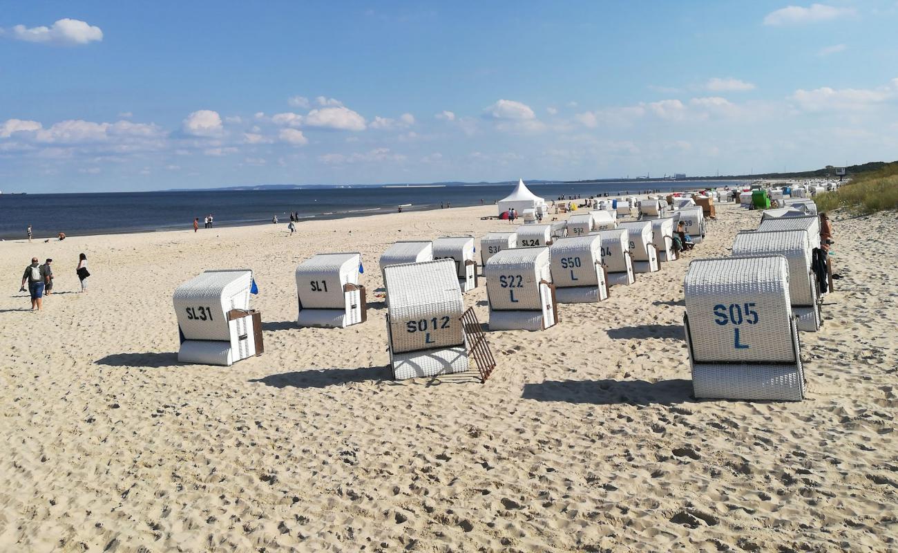 Strand Ahlbeck'in fotoğrafı parlak kum yüzey ile