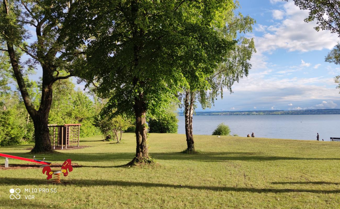 Strandbad Hagnau II'in fotoğrafı çim yüzey ile