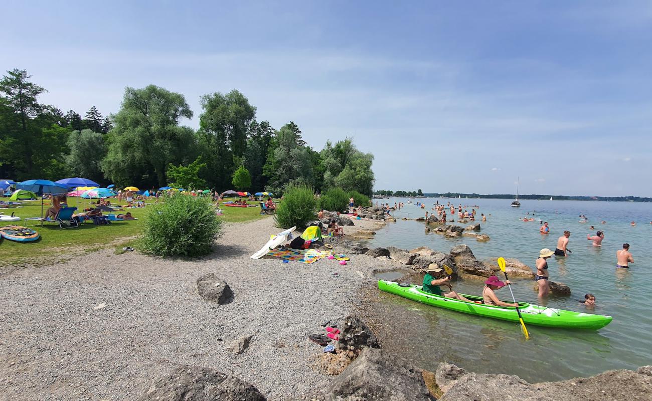 Badeplatz Schraml'in fotoğrafı hafif çakıl yüzey ile