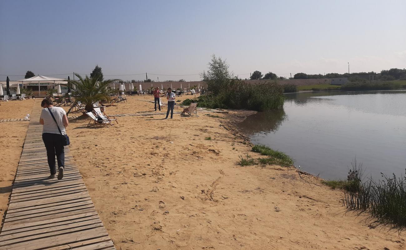 Belvedere Blue Beach'in fotoğrafı parlak ince kum yüzey ile