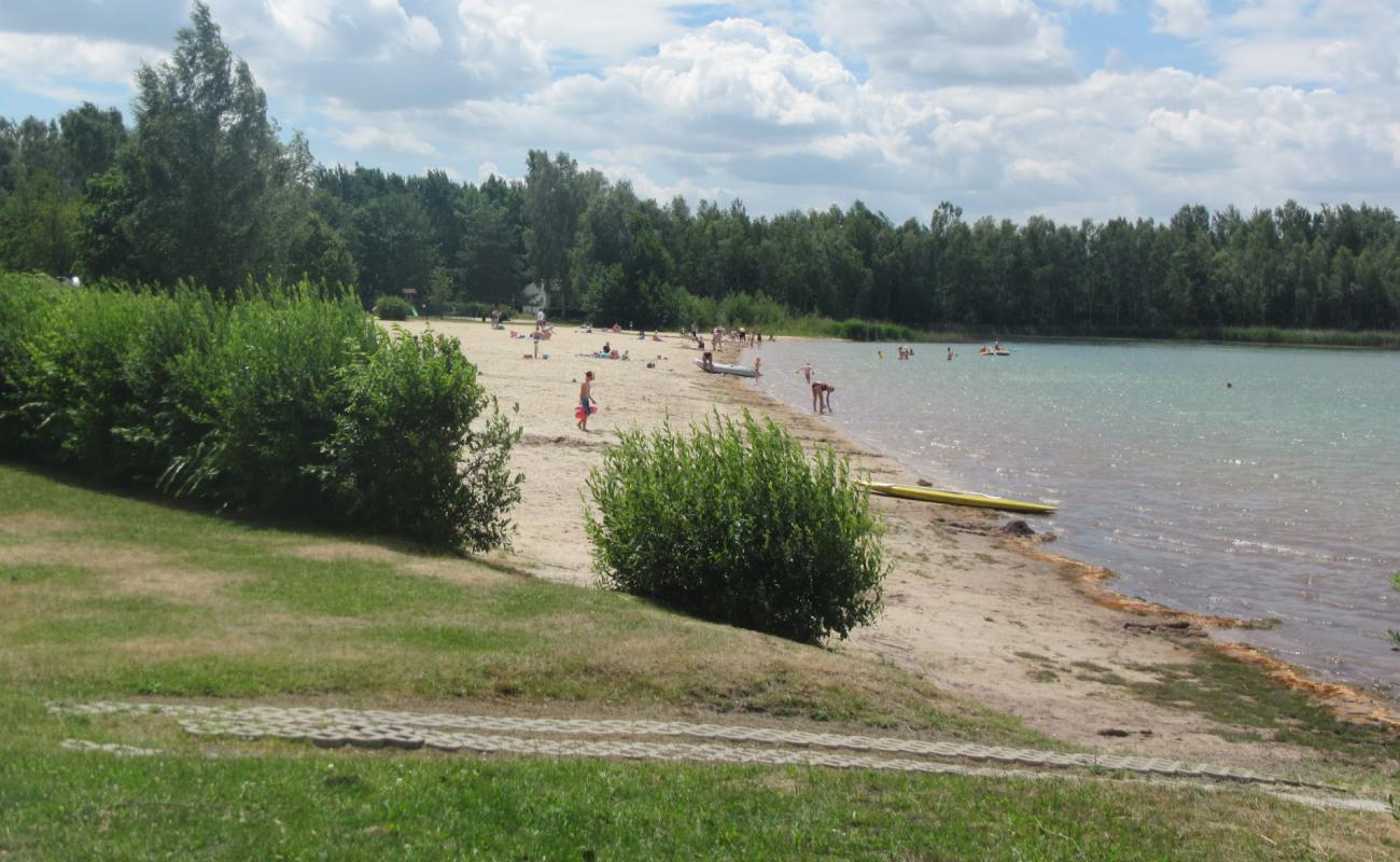 Lauchhammer Beach'in fotoğrafı açık bej kum yüzey ile
