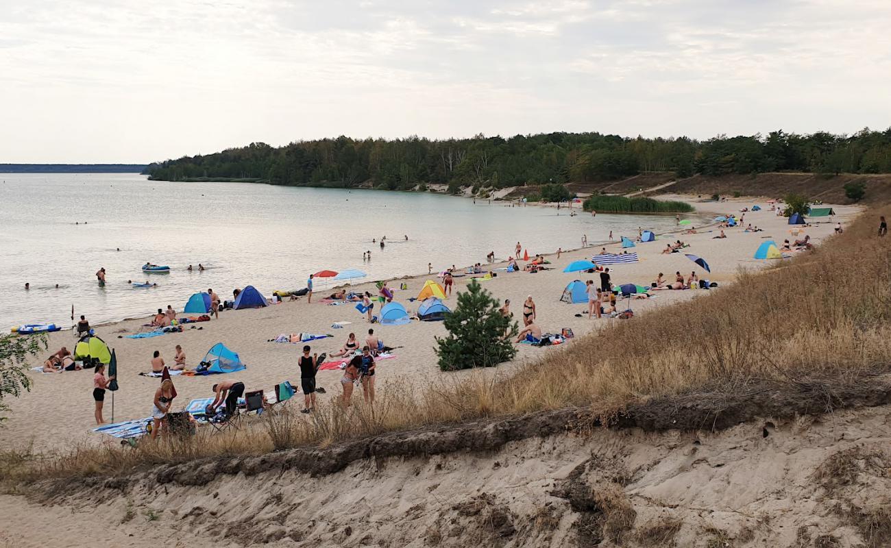 Badestrand Partwitzer See'in fotoğrafı parlak kum yüzey ile