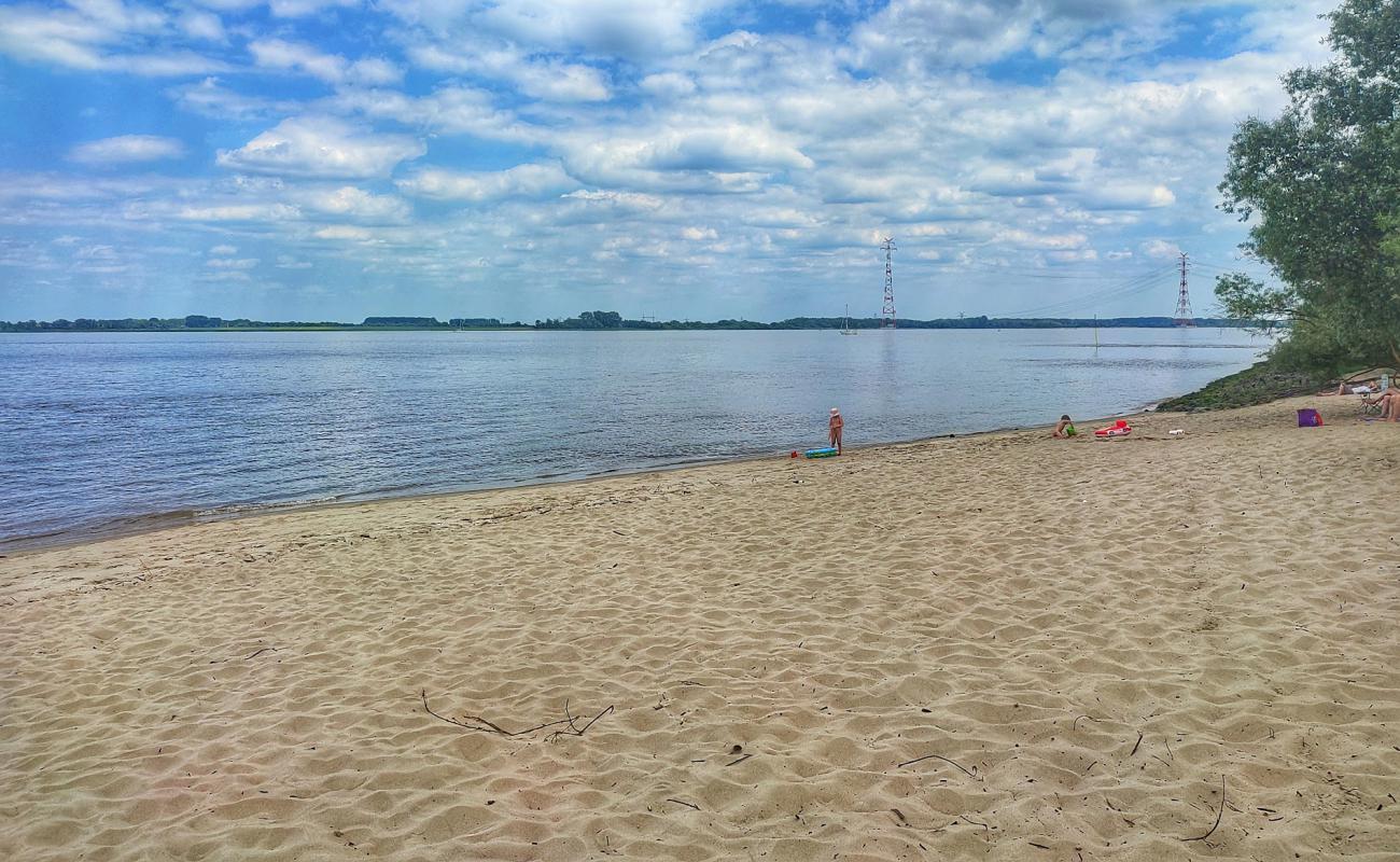 Bassenfleth strand'in fotoğrafı parlak kum yüzey ile