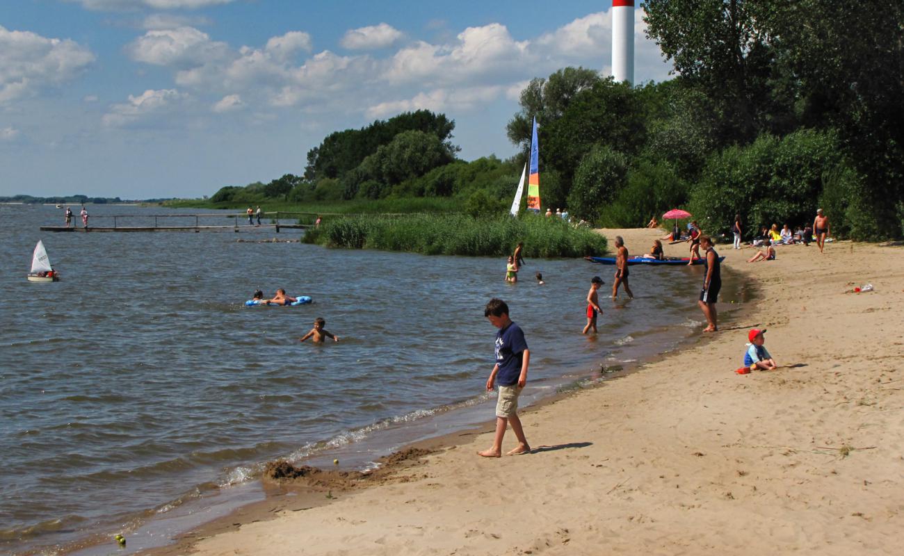 Kollmar strand'in fotoğrafı parlak kum yüzey ile