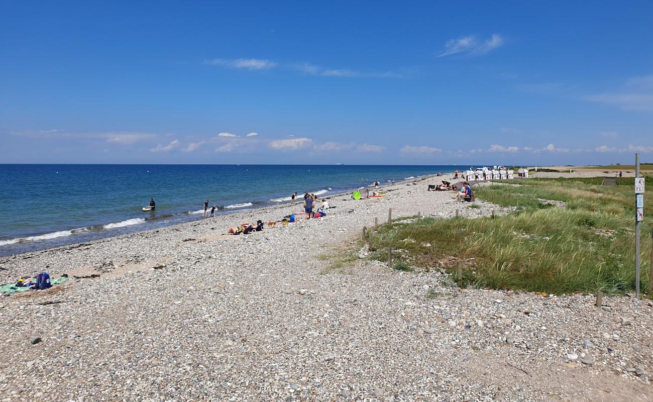 Bojendorfer strand'in fotoğrafı gri çakıl taşı yüzey ile