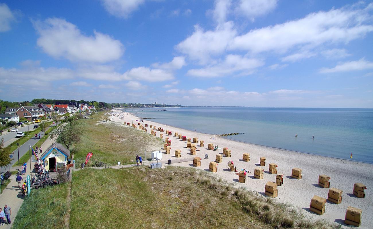 Haffkrug strand'in fotoğrafı parlak kum yüzey ile