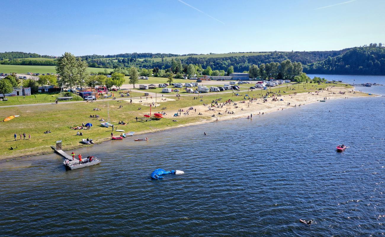 Saalburg Plajı'in fotoğrafı parlak kum yüzey ile