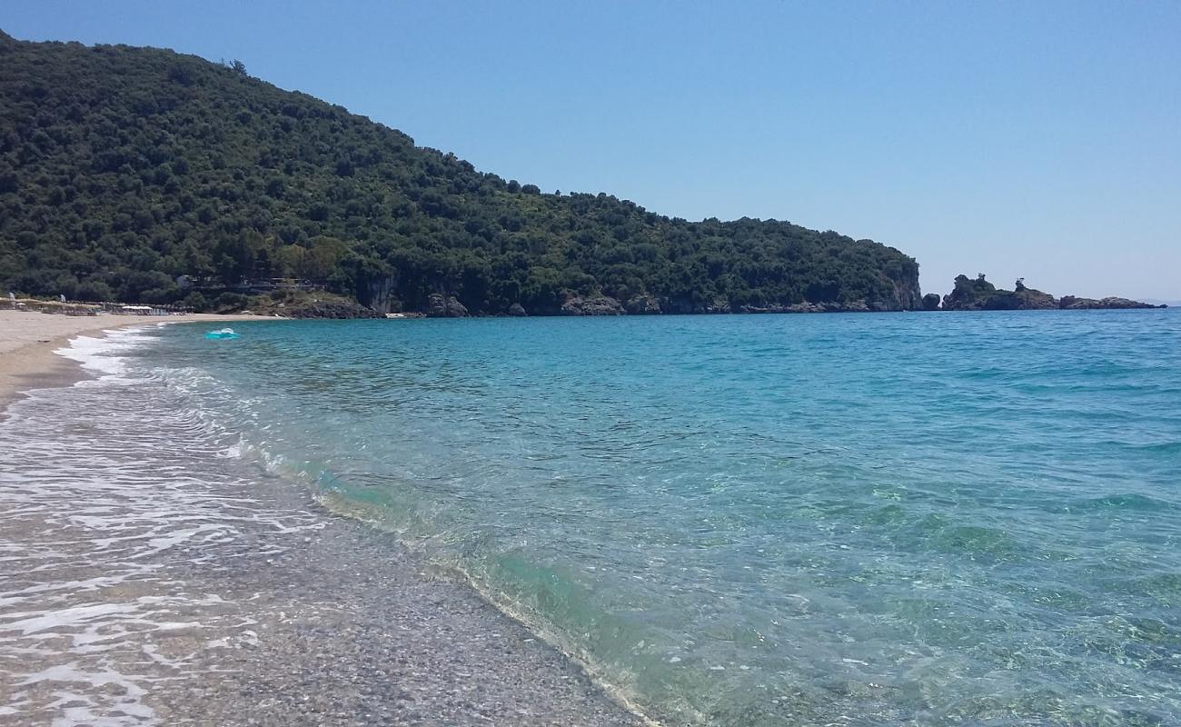 Kalami beach'in fotoğrafı parlak kabuk kumu yüzey ile