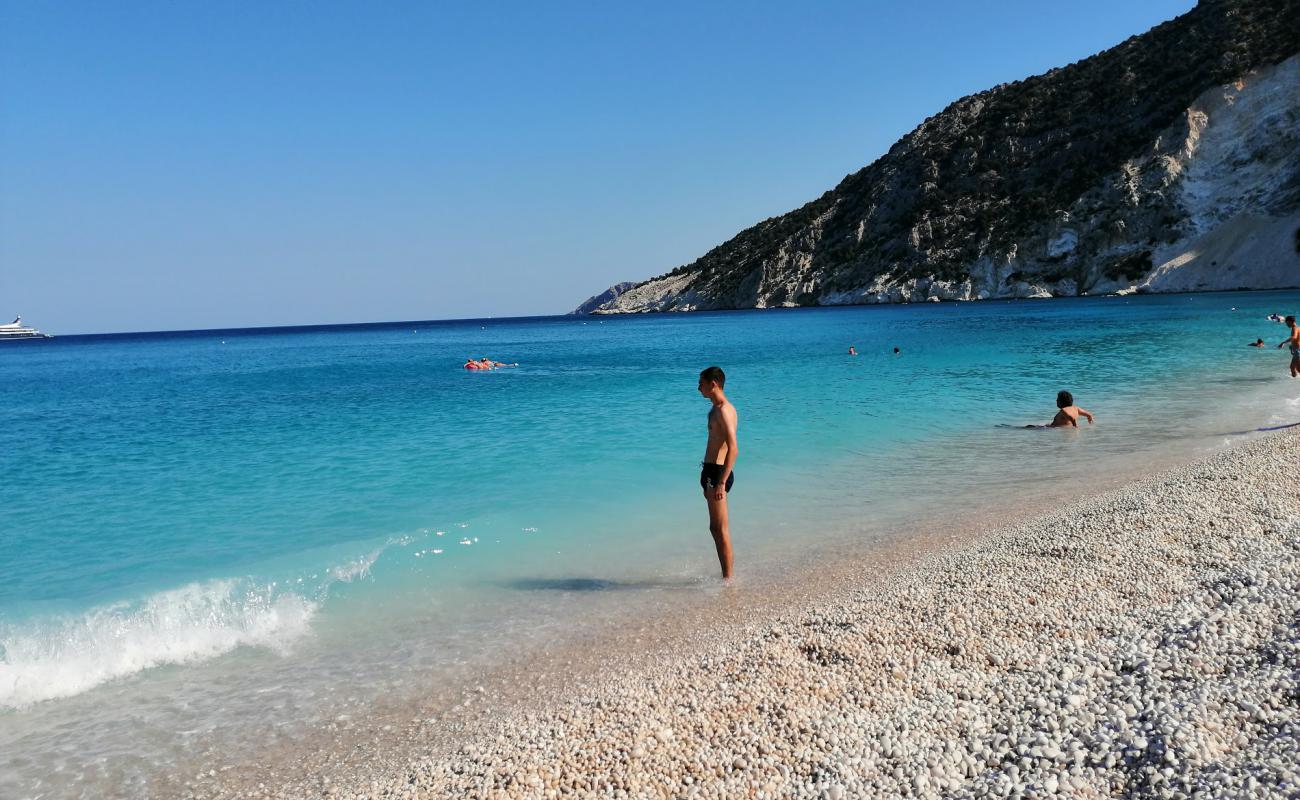 Akra Charchali'in fotoğrafı turkuaz saf su yüzey ile