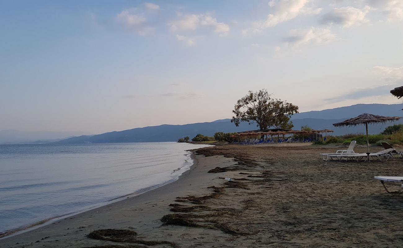 Arapis Beach'in fotoğrafı gri kum yüzey ile