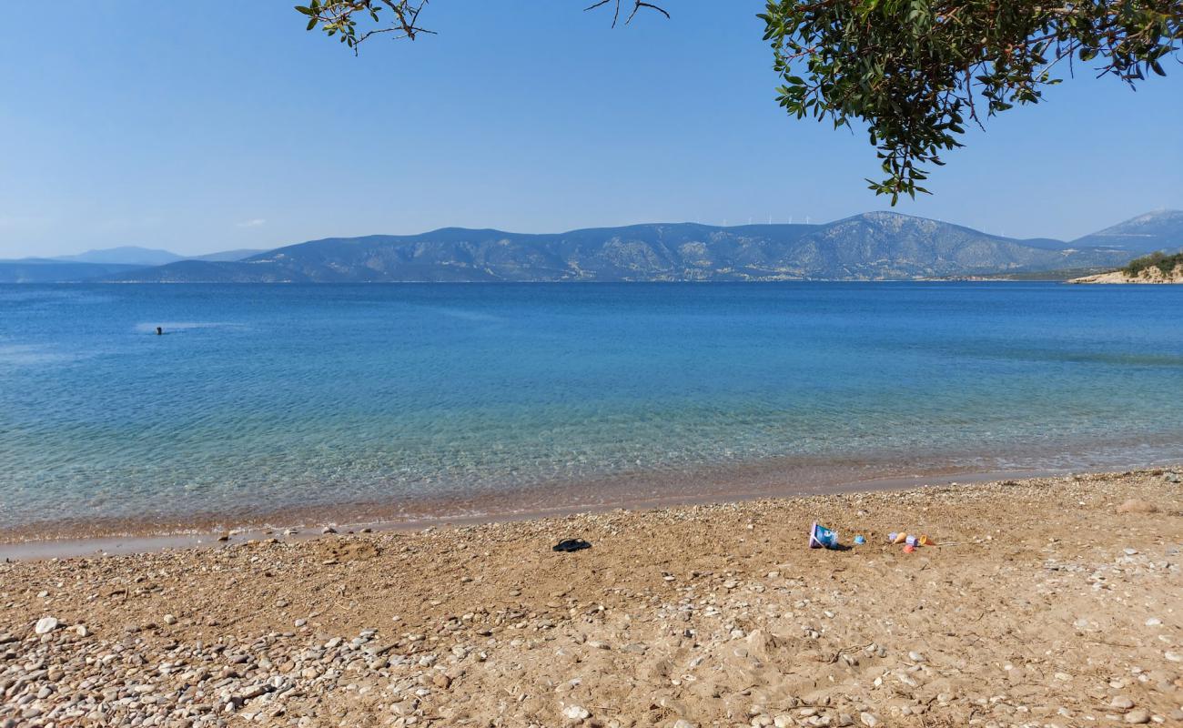 Marathia beach'in fotoğrafı hafif çakıl yüzey ile