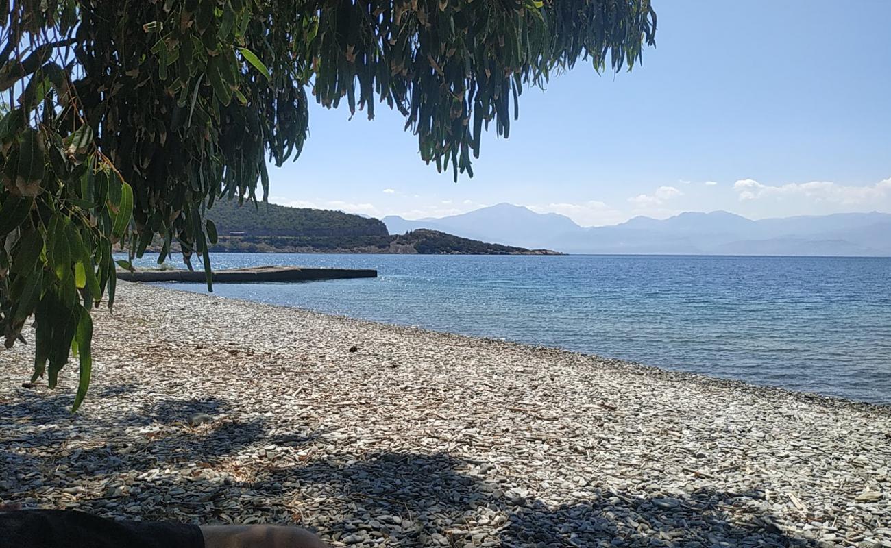 Klovinos beach'in fotoğrafı gri çakıl taşı yüzey ile