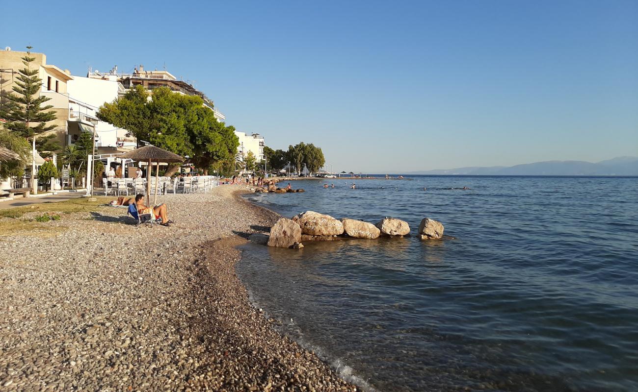 Itea 2 beach'in fotoğrafı gri çakıl taşı yüzey ile