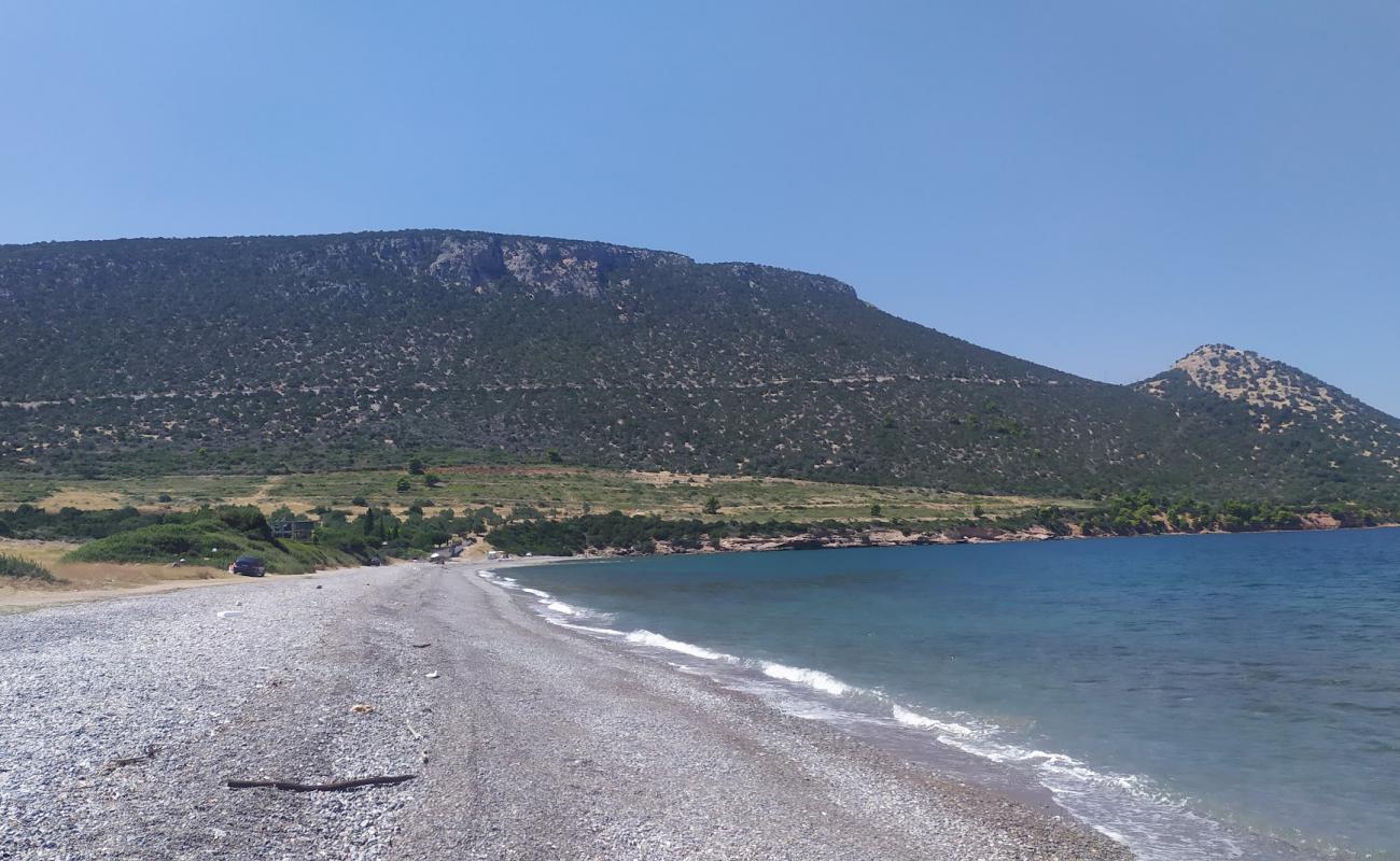 Anthidona bay 2 beach'in fotoğrafı kahverengi çakıl yüzey ile