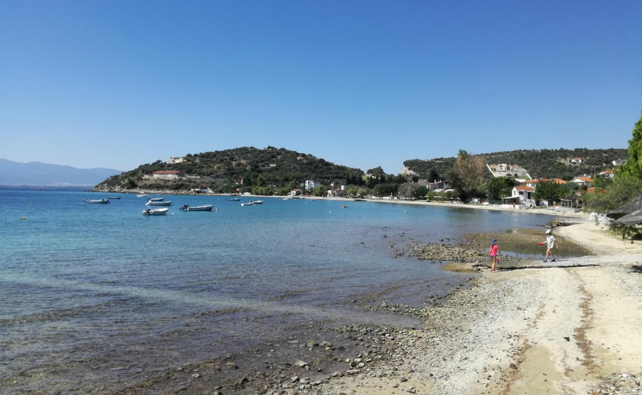 Agia Kyriaki beach'in fotoğrafı hafif ince çakıl taş yüzey ile