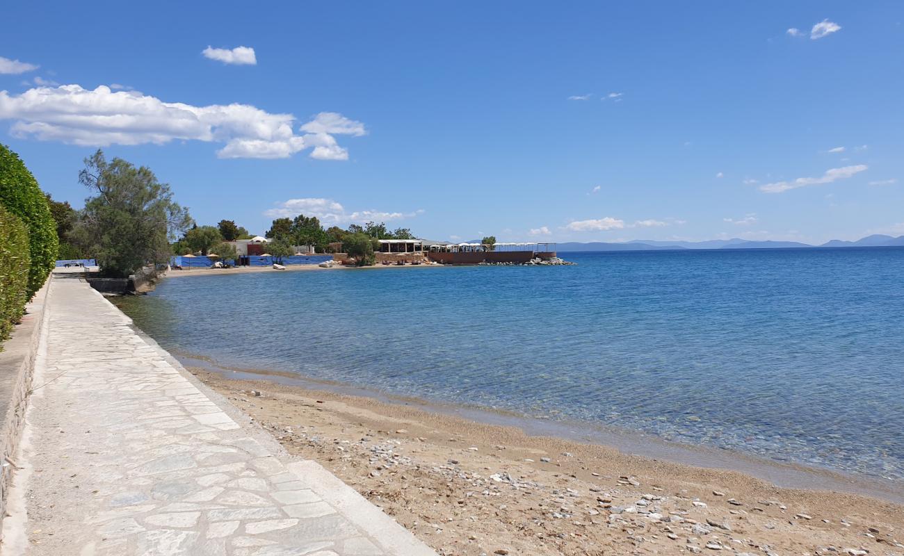 Anavros mini beach'in fotoğrafı taşlı kum yüzey ile