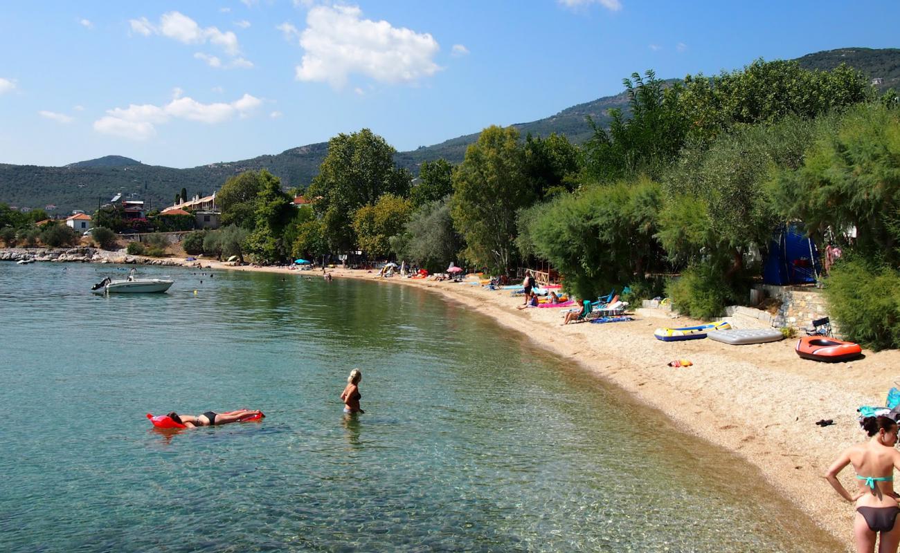 Kato Gatzea 2 beach'in fotoğrafı kahverengi kum yüzey ile