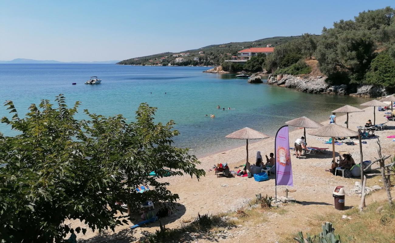 Olive beach'in fotoğrafı küçük bej çakıl yüzey ile