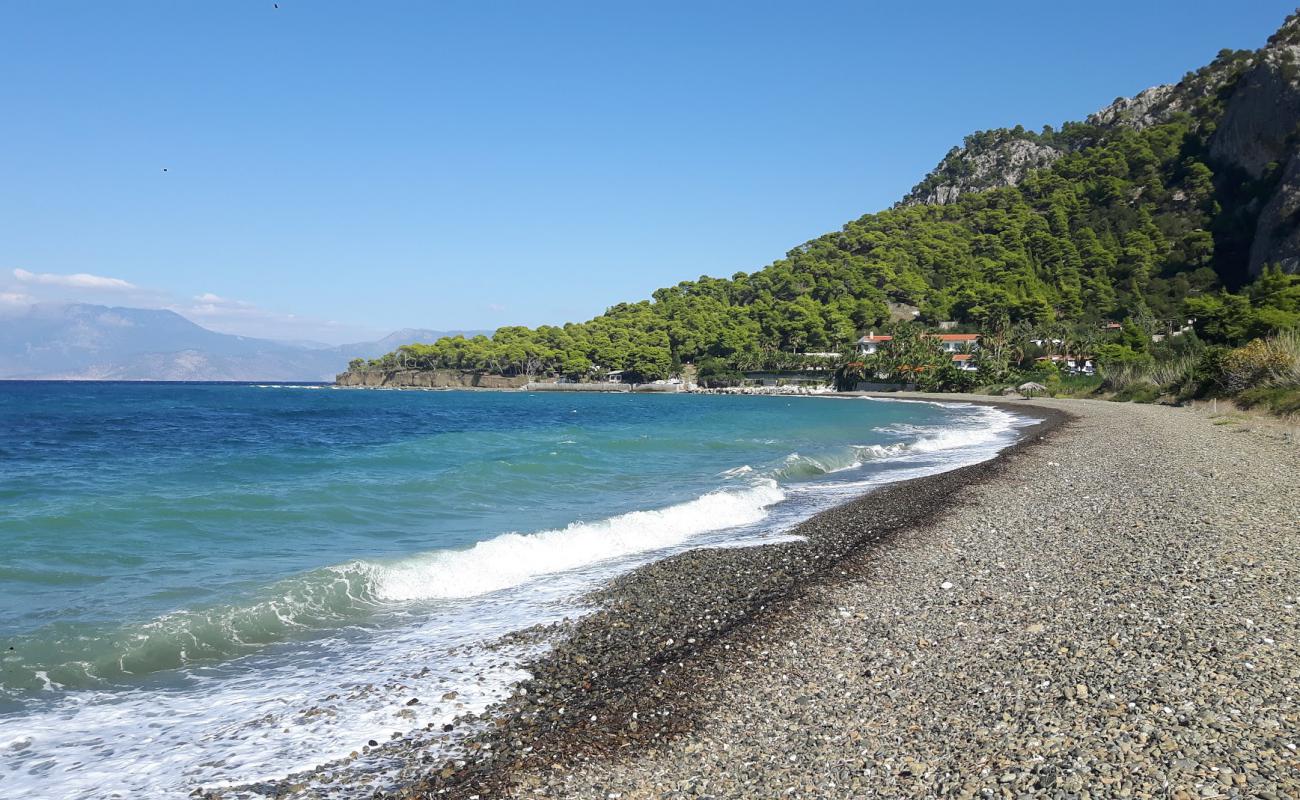 Almyra 2nd beach'in fotoğrafı gri ince çakıl taş yüzey ile