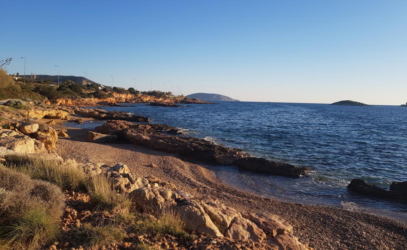 Halcyon beach'in fotoğrafı taşlı kum yüzey ile