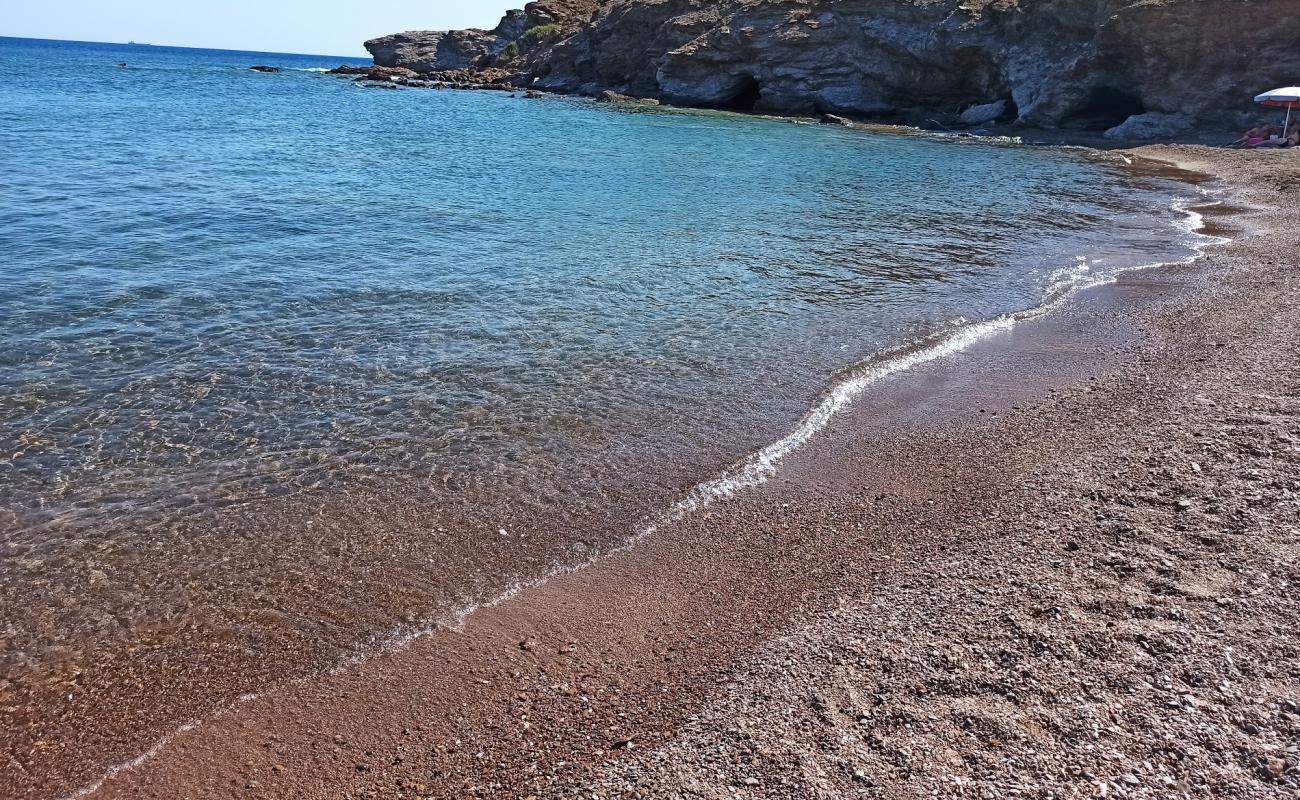 Port Arthur beach'in fotoğrafı koyu i̇nce çakıl yüzey ile