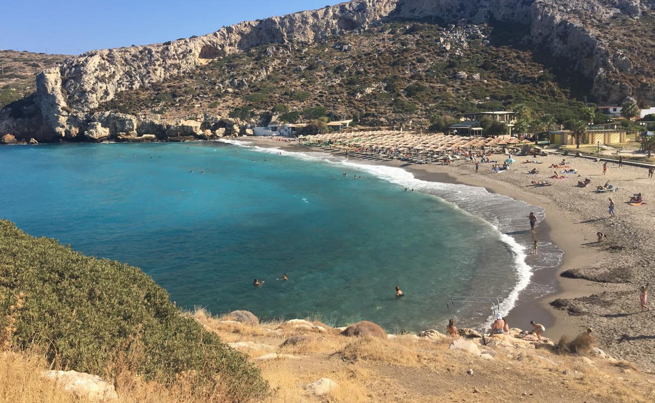 Paralia Kaki Thalassa'in fotoğrafı çakıl ile kum yüzey ile