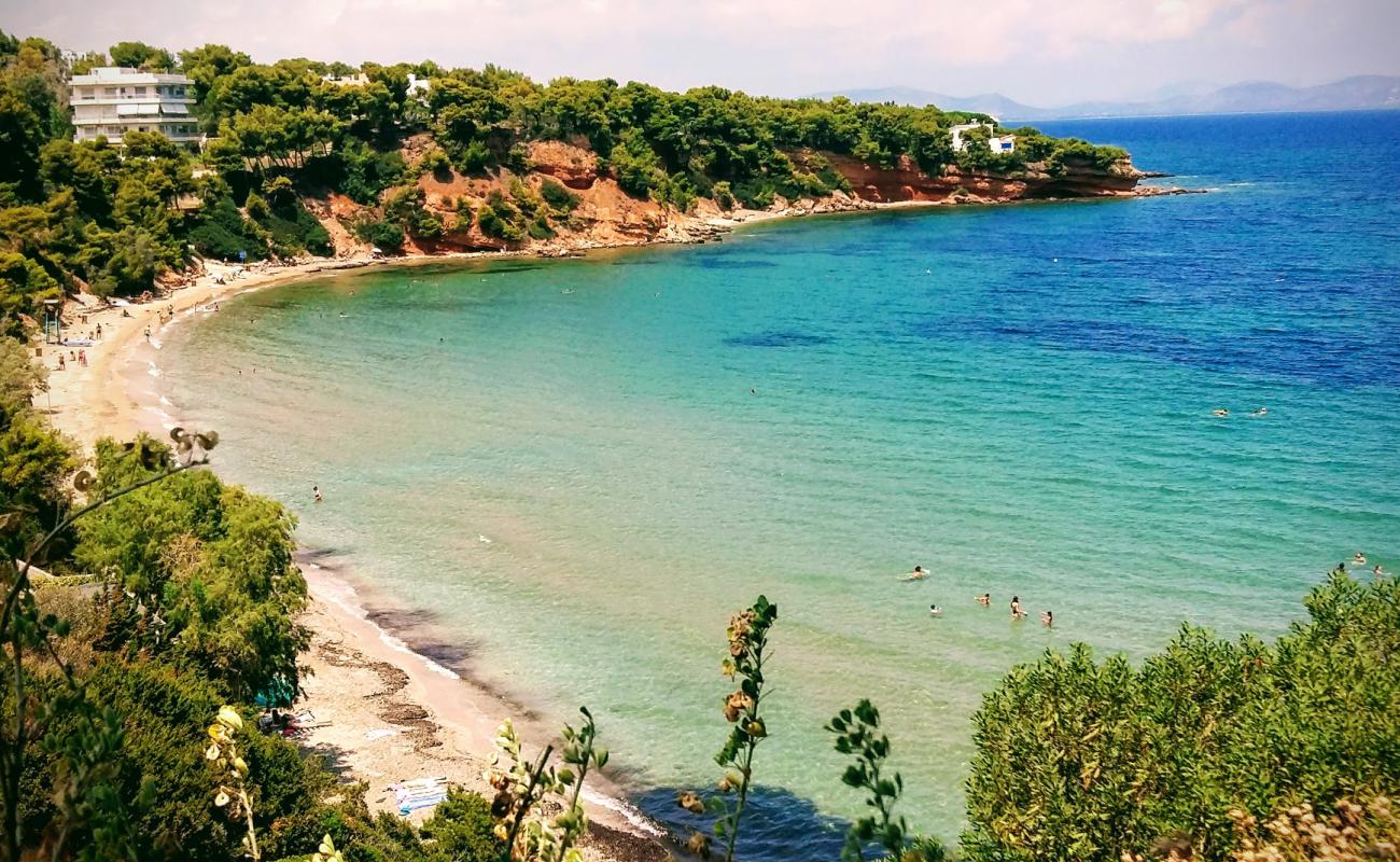 Paralia Kokkino Limanaki'in fotoğrafı parlak kum yüzey ile