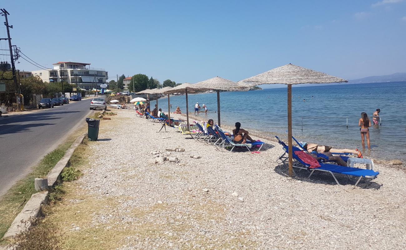Paralia Markopoulou'in fotoğrafı bej çakıl yüzey ile