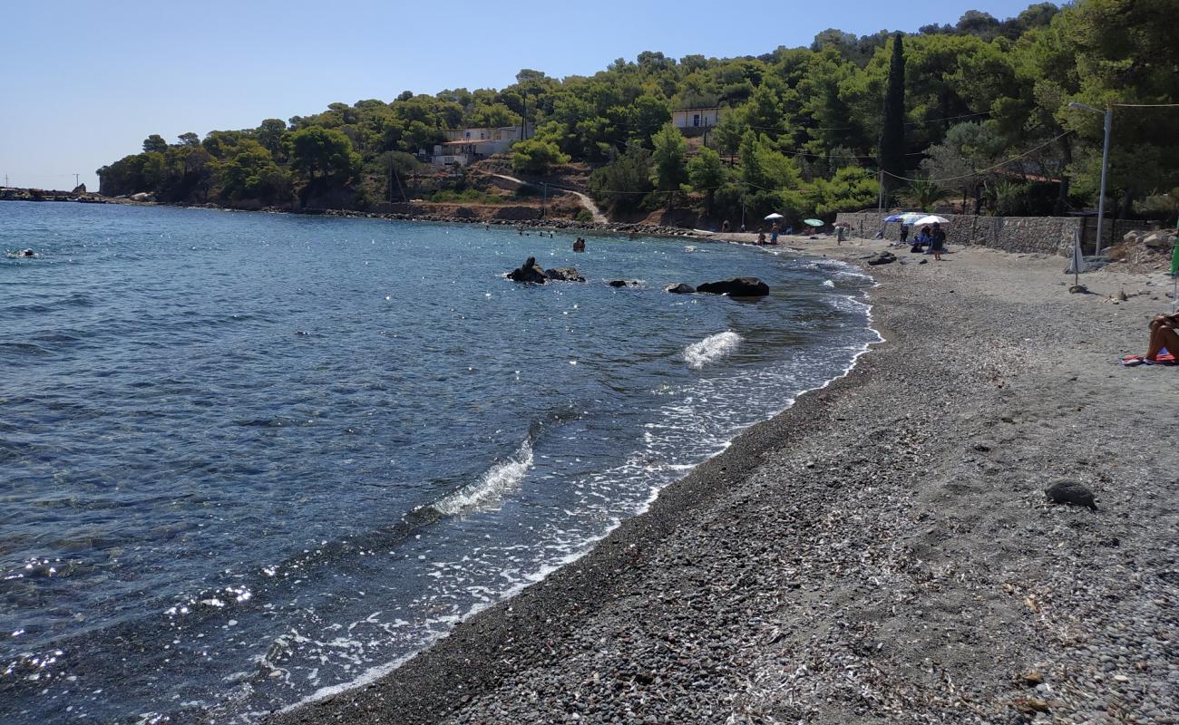 Paralia Portes'in fotoğrafı taşlı kum yüzey ile