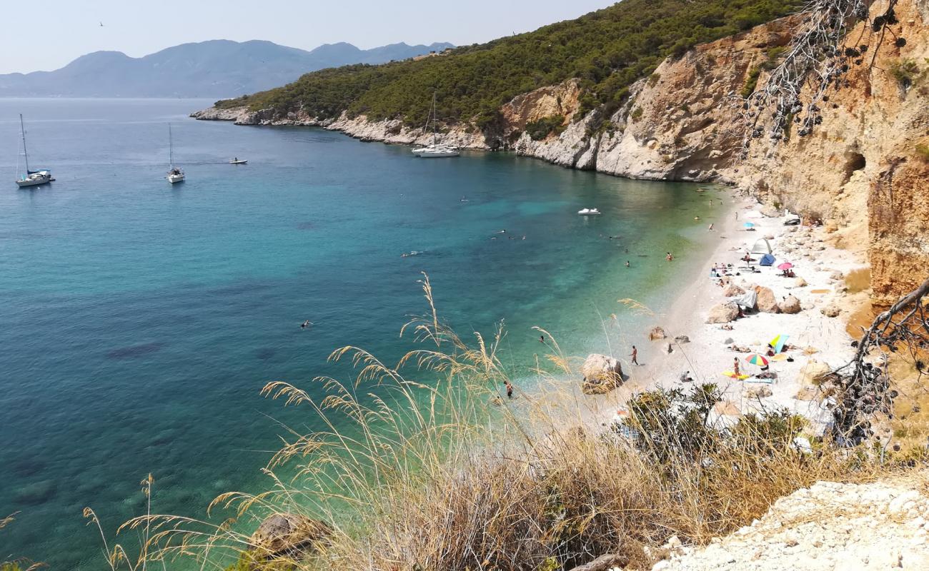 Chalikiada Plajı'in fotoğrafı hafif çakıl yüzey ile