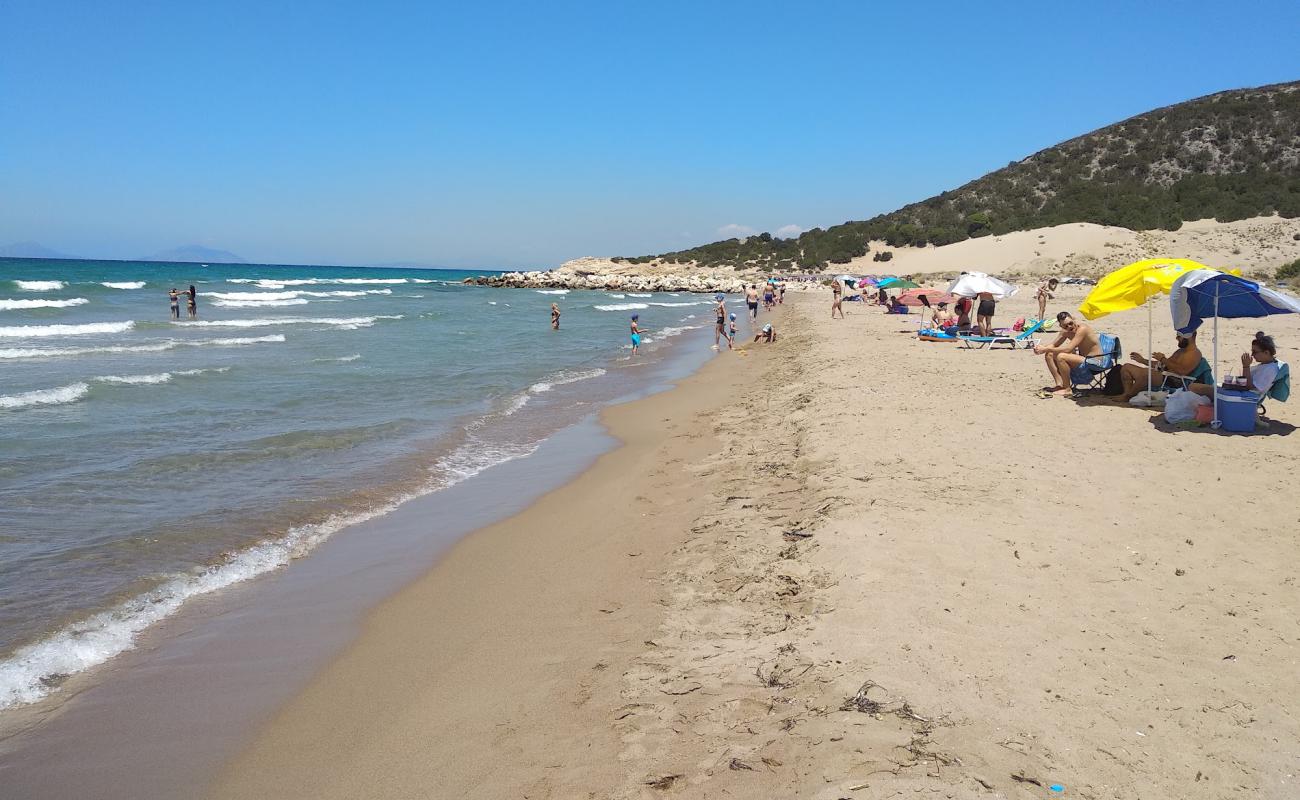 Viotopos Dasous'in fotoğrafı i̇nce bej kum yüzey ile