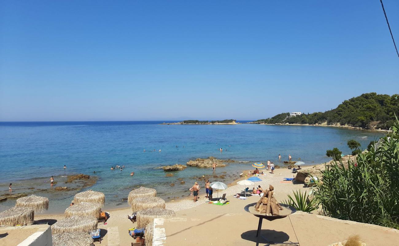 beach St. Andrew'in fotoğrafı bej kum ve kayalar yüzey ile