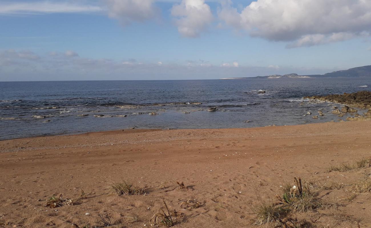 Pigadia beach'in fotoğrafı açık bej kum yüzey ile