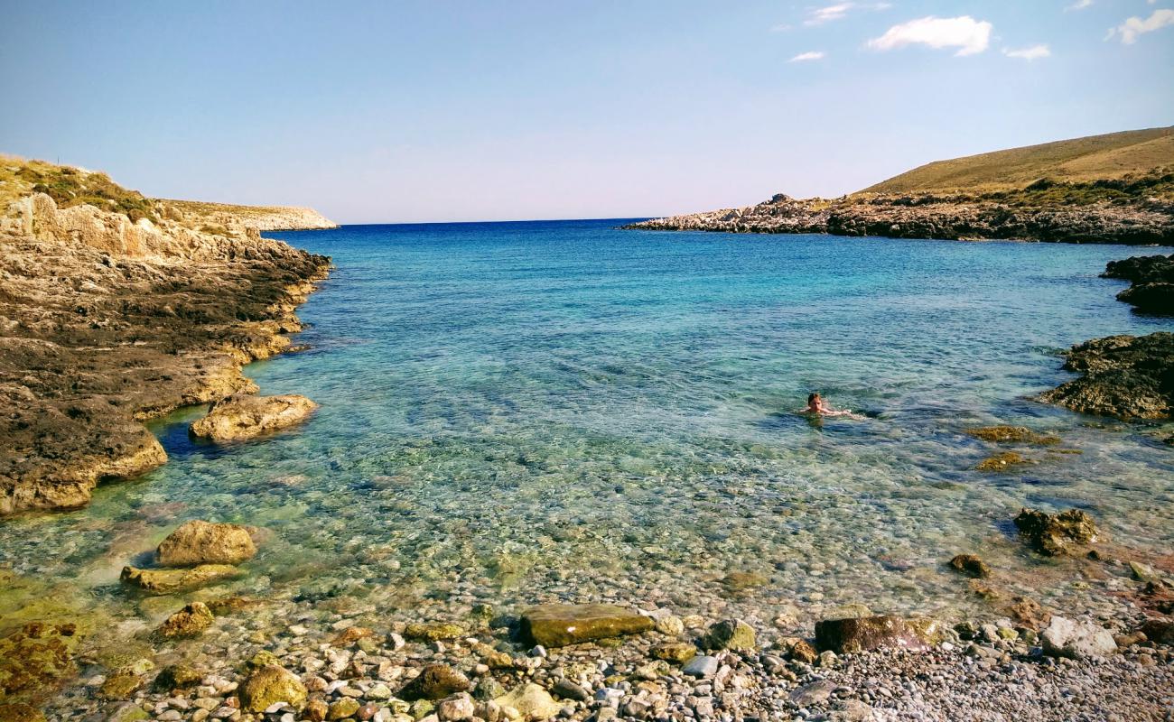 Tainaro beach II'in fotoğrafı bej çakıl yüzey ile