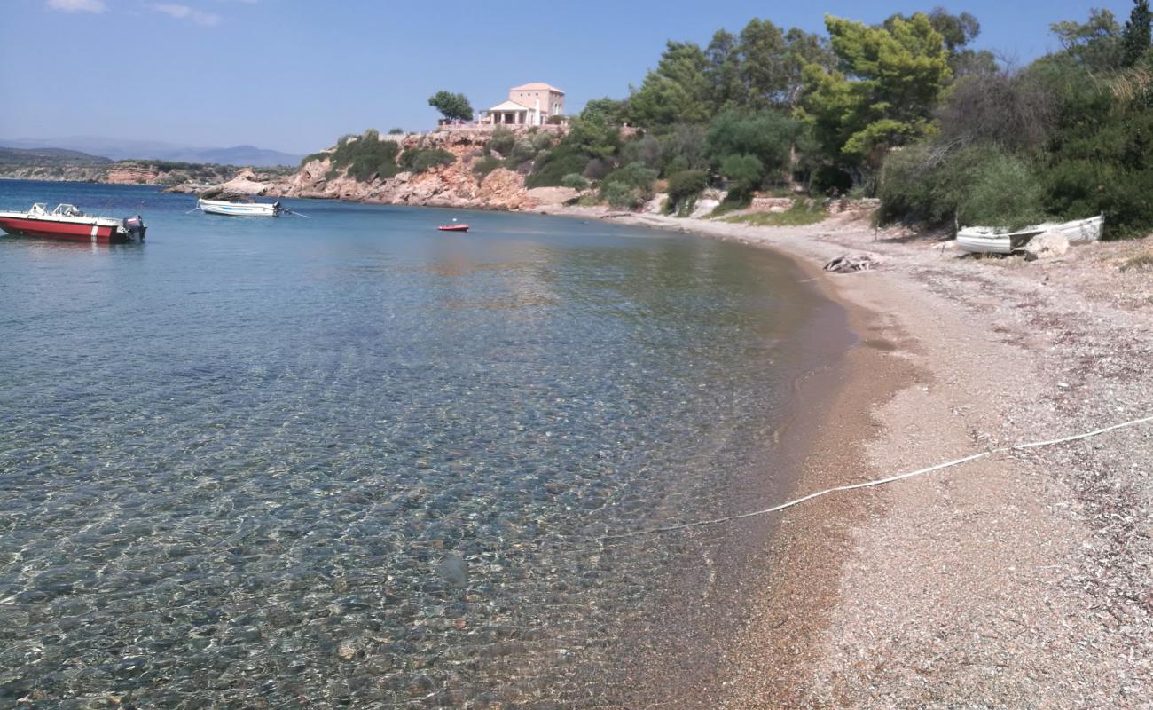 Aspou Frost beach'in fotoğrafı gri çakıl taşı yüzey ile