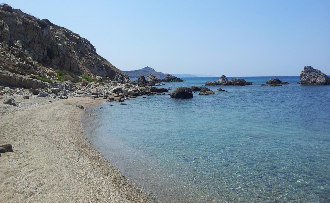 Platanias beach II'in fotoğrafı gri kum ve çakıl yüzey ile