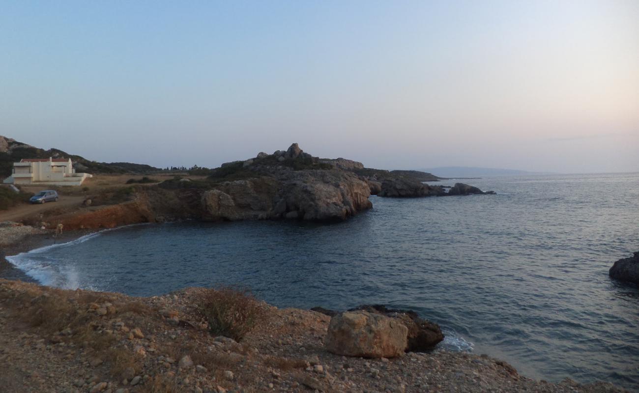 Paleokastro beach III'in fotoğrafı gri çakıl taşı yüzey ile