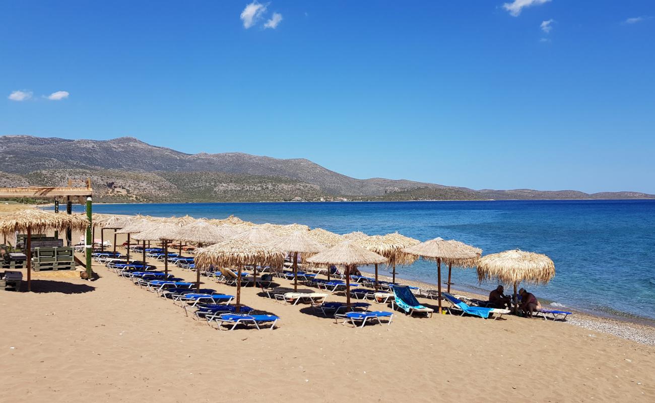 Pori beach'in fotoğrafı siyah kum ve çakıl yüzey ile