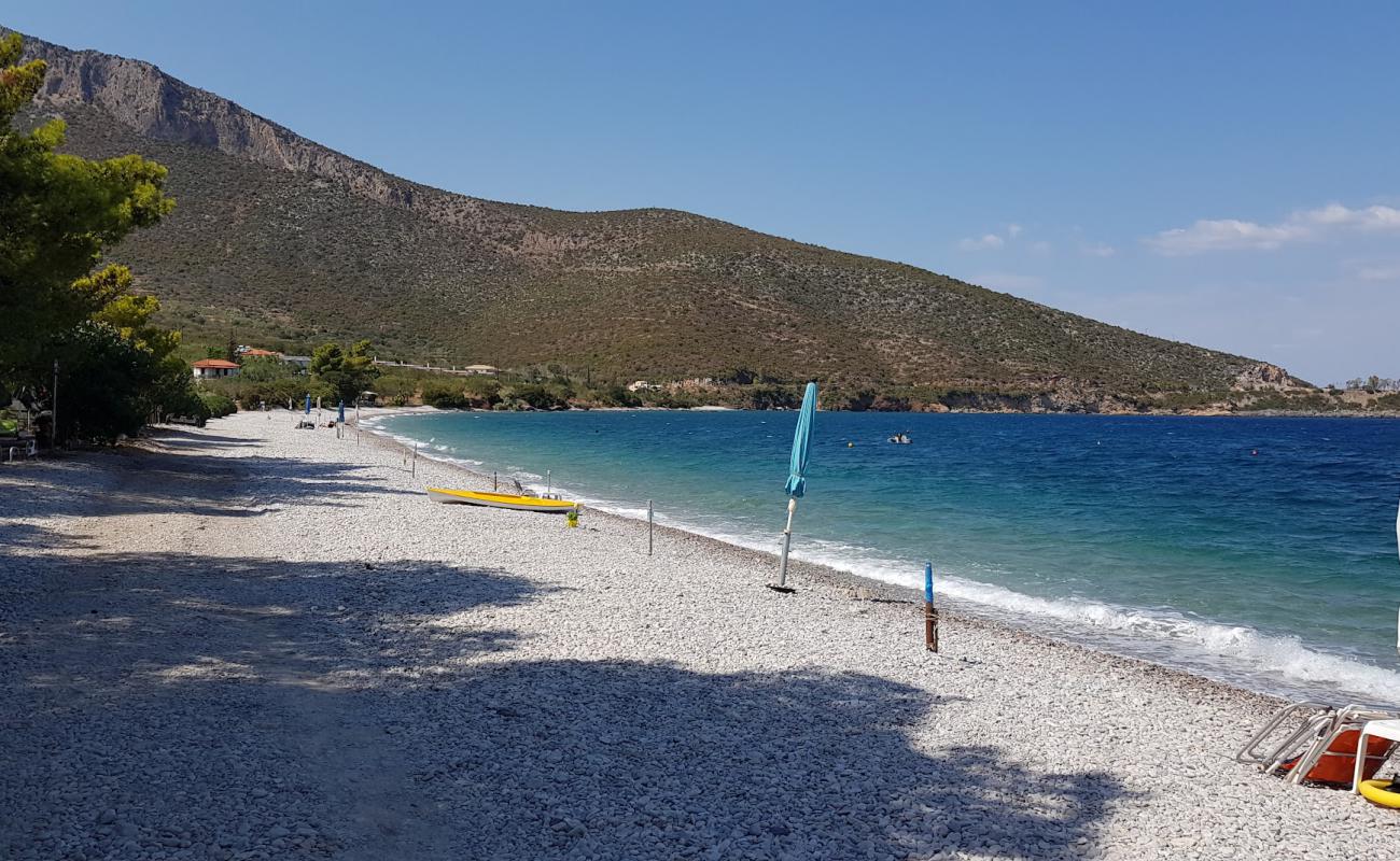 Zaritsi Beach'in fotoğrafı hafif çakıl yüzey ile